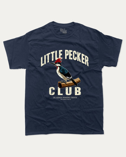 Little Pecker Club Graphic Tees The Thread Dept Graphic Crew Neck Short Sleeve T-shirt Heather True Navy